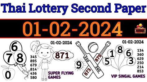 paper full thai lottery chart 2024